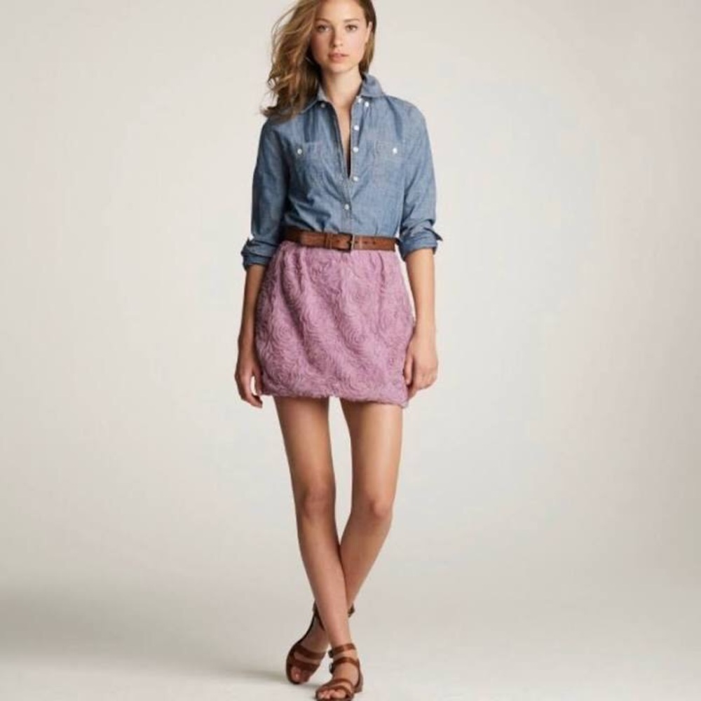 Like New! JCrew Lavender Floral Mini